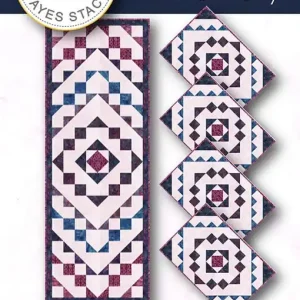 Nouveau Dinner Party Downloadable PDF Quilt Pattern | Needle in a Hayes Stack Top Rated