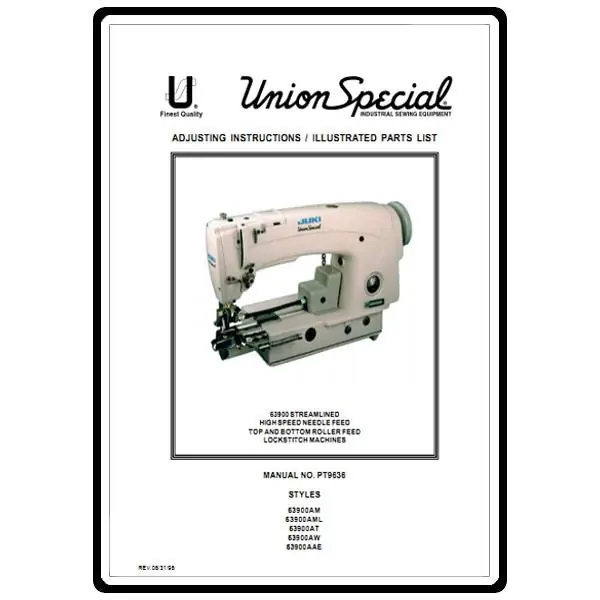 Fan Favorite Service Manual, Juki Union Special