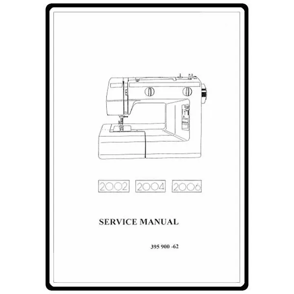 Authentic Service Manual, Elna 2004